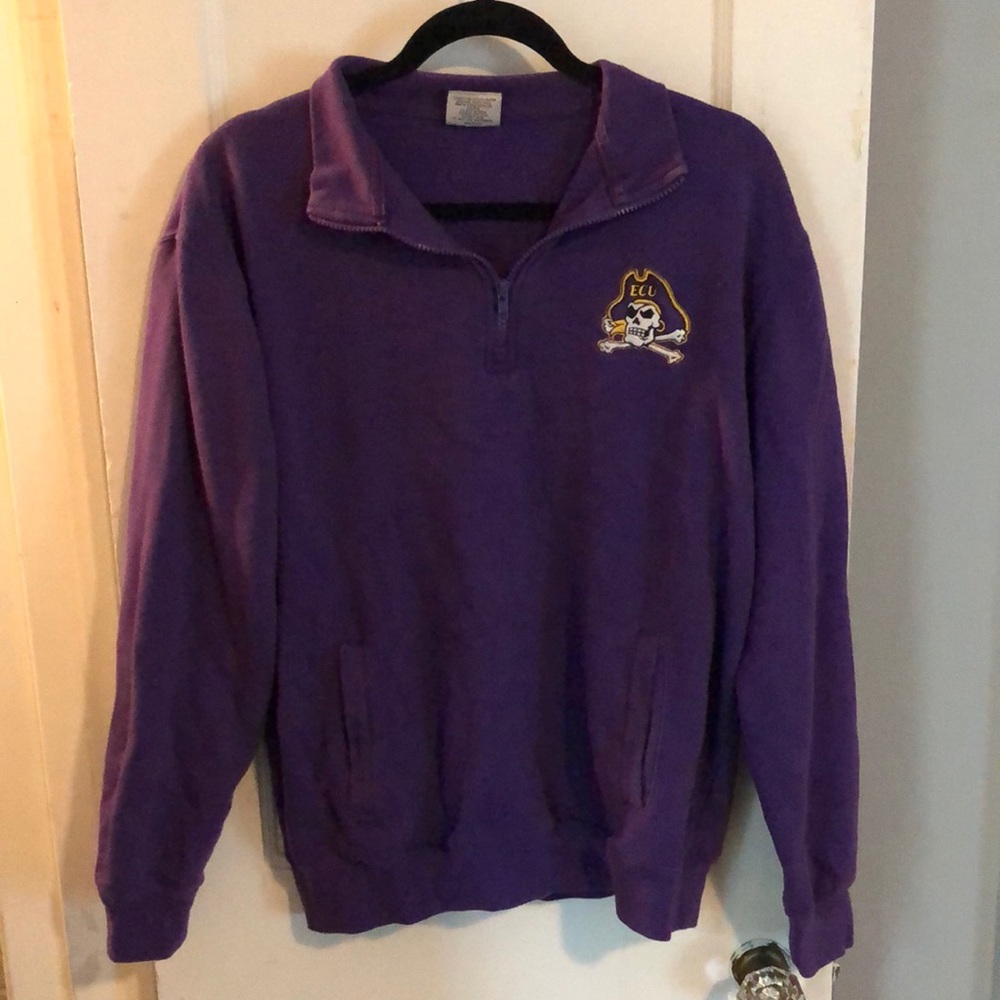 purple ecu crew neck
